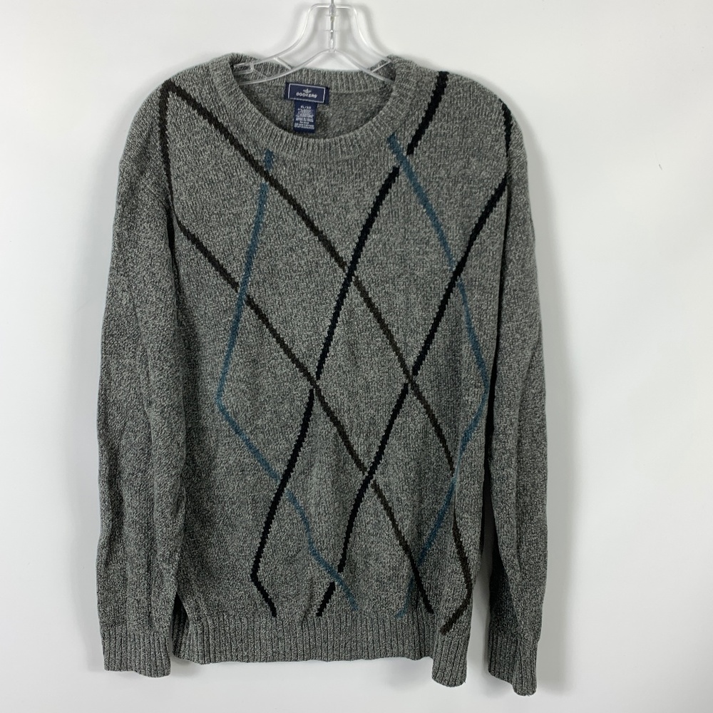Dockers XL Sweater Gray Rayon Blend Soft